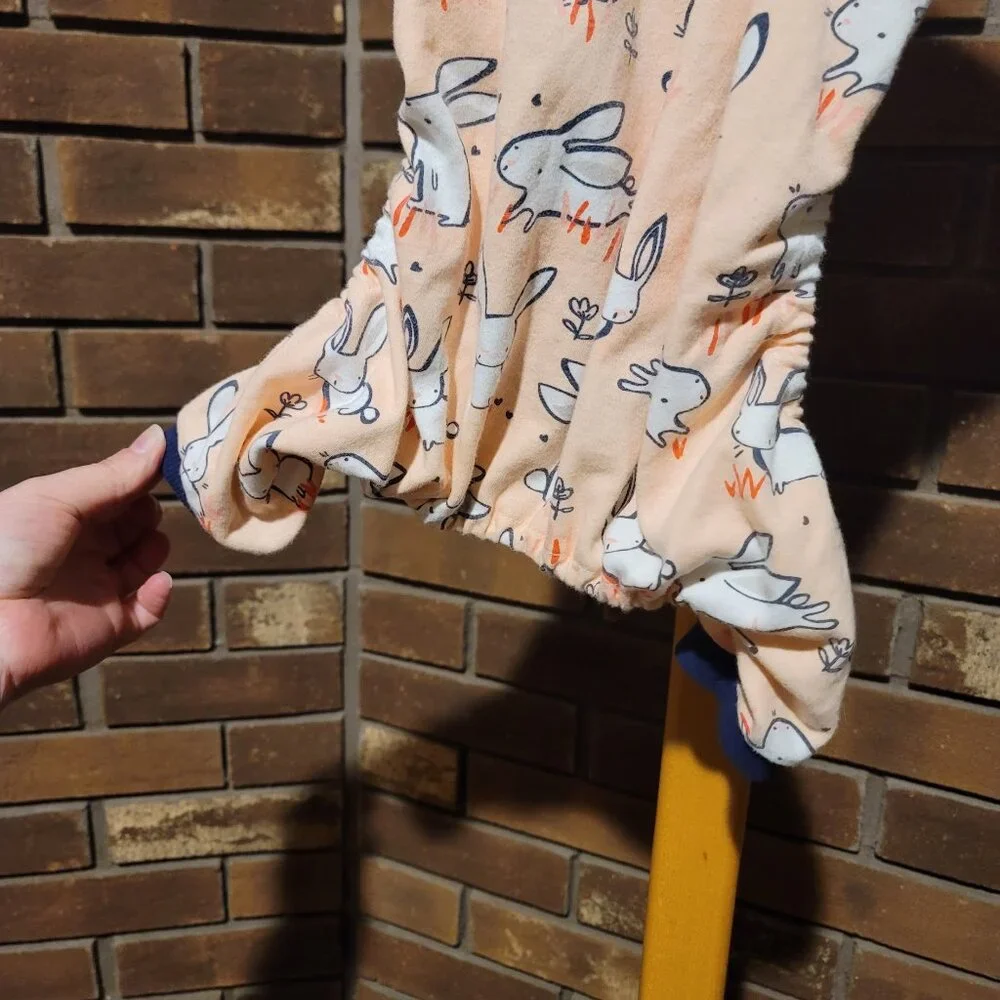 FitWarm Bunny Garden Bamboo Pet Pajamas Dog PJs Rabbit - Size XL